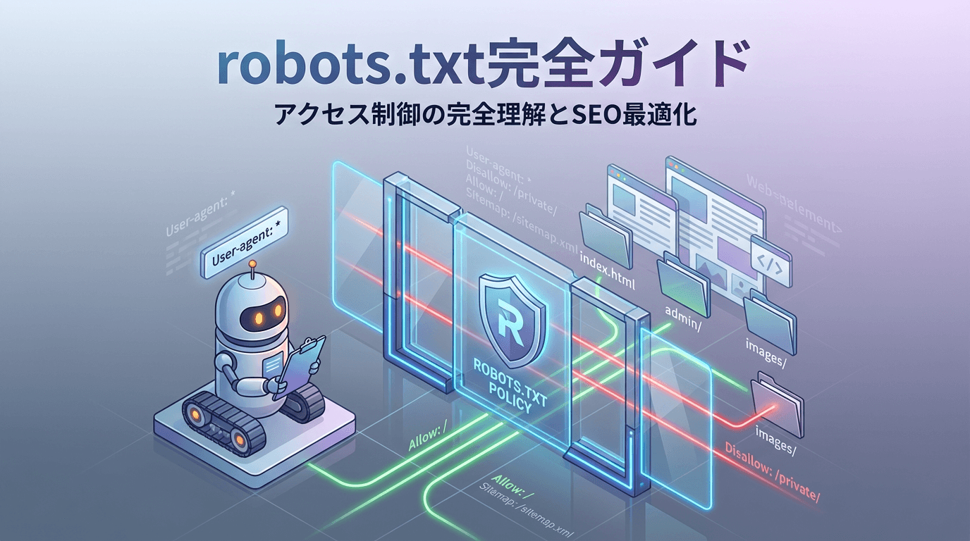 robots.txtとは？書き方・設定方法・SEOへの影響を解説